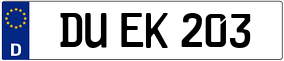 Truck License Plate
